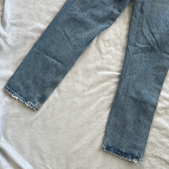 Agolde 90’s Pinch Waist high rise straight leg jeans in backdrop size 26 - Picture 6 of 10